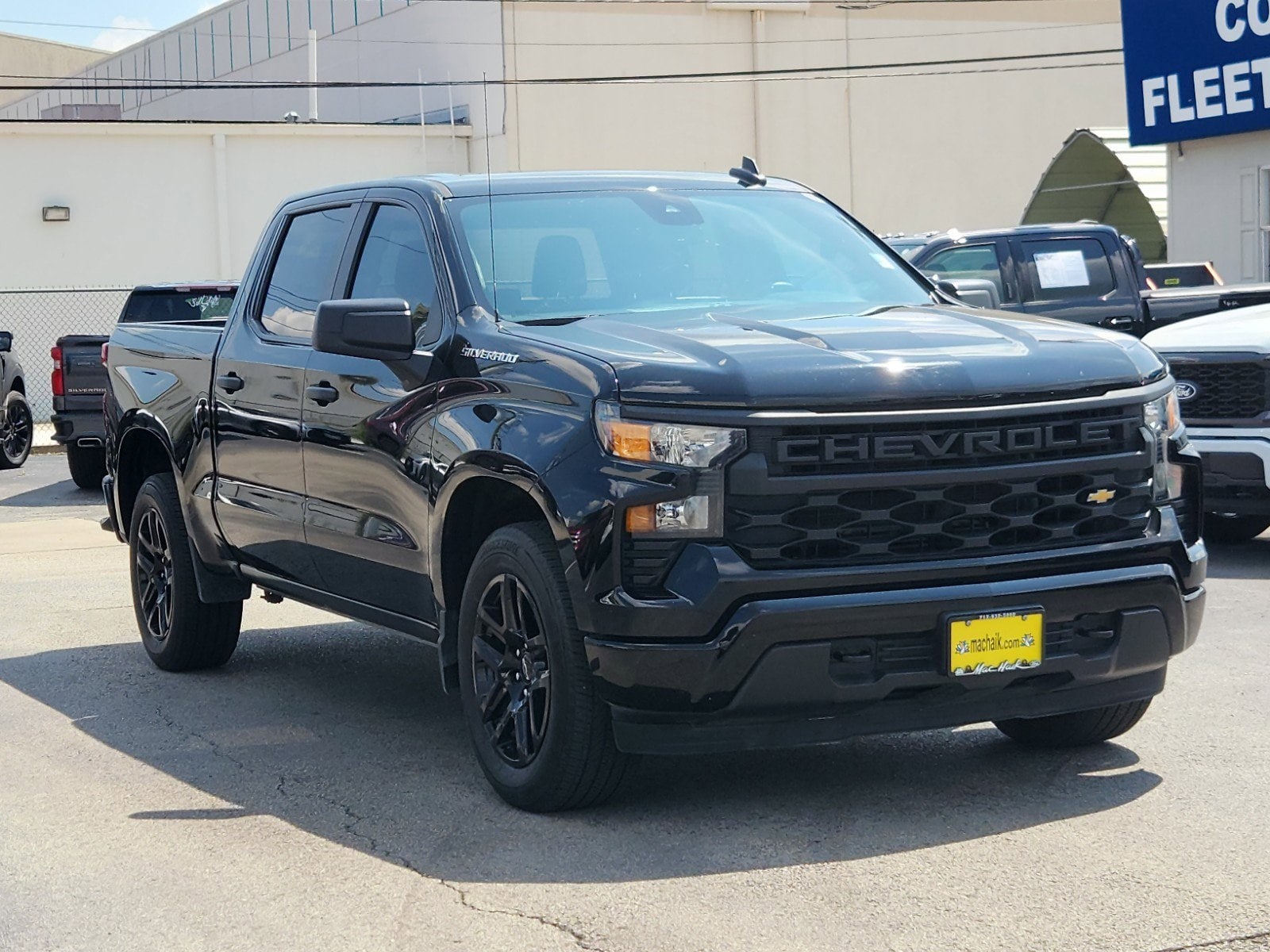 Used 2023 Chevrolet Silverado 1500 Custom with VIN 3GCPABEKXPG213030 for sale in Houston, TX