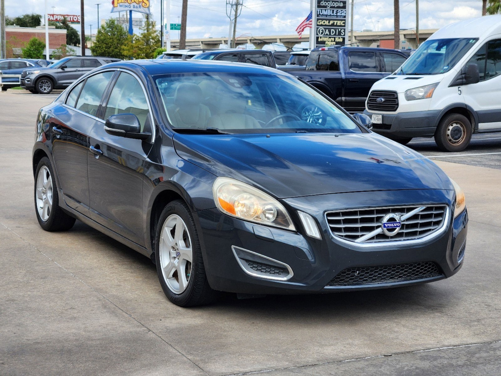 Used 2013 Volvo S60 T5 with VIN YV1612FS8D2180375 for sale in Houston, TX