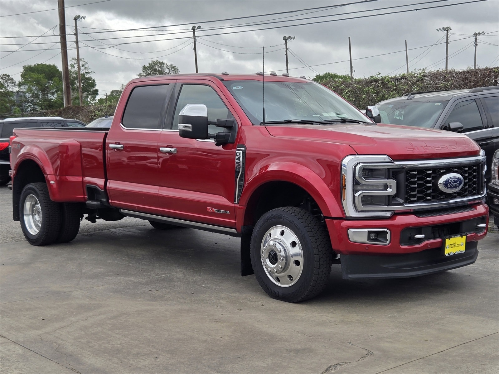 Used 2024 Ford F-450 Super Duty Limited with VIN 1FT8W4DM2RED29997 for sale in Houston, TX