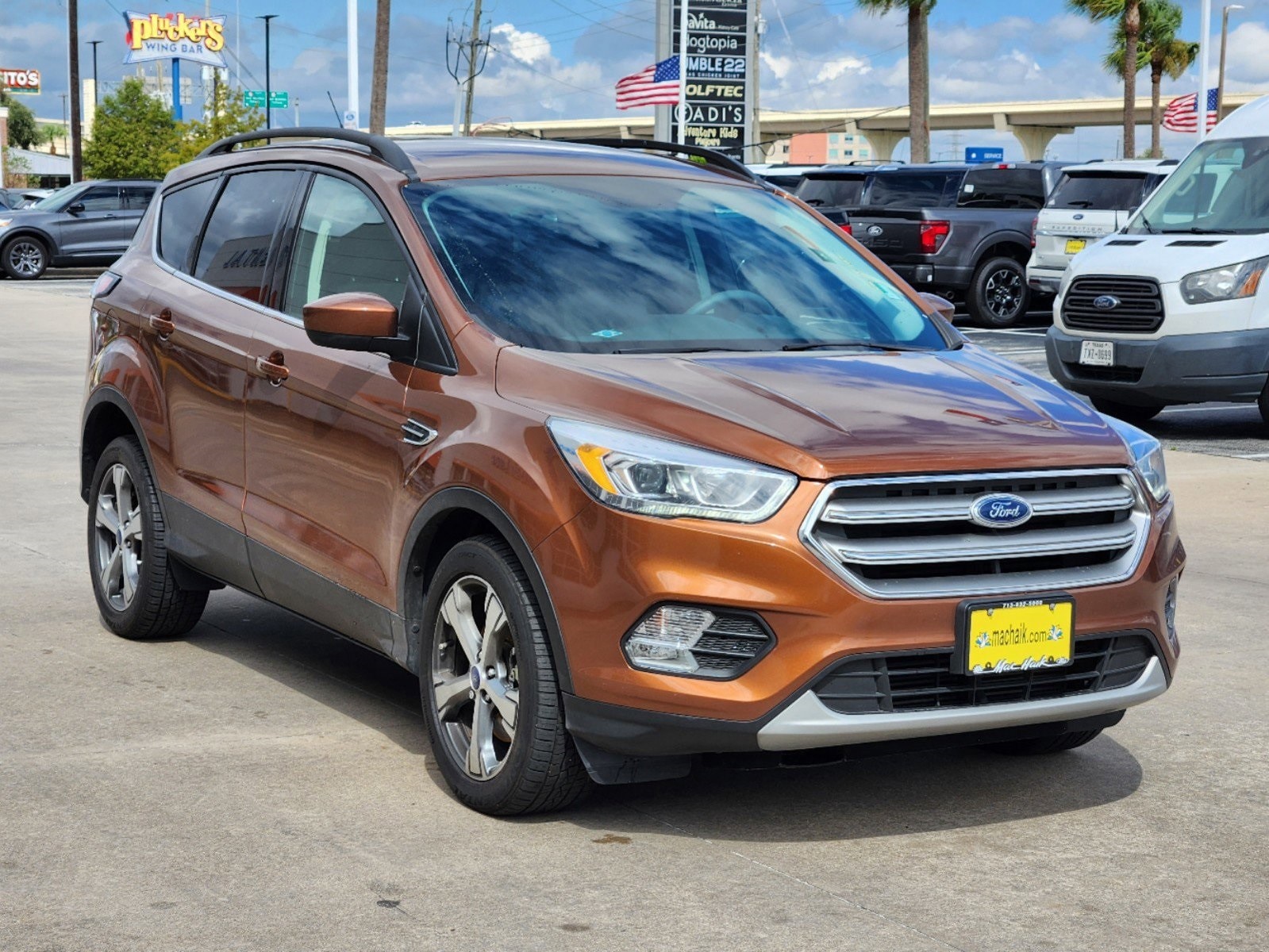 Used 2017 Ford Escape SE with VIN 1FMCU0G96HUC24380 for sale in Houston, TX