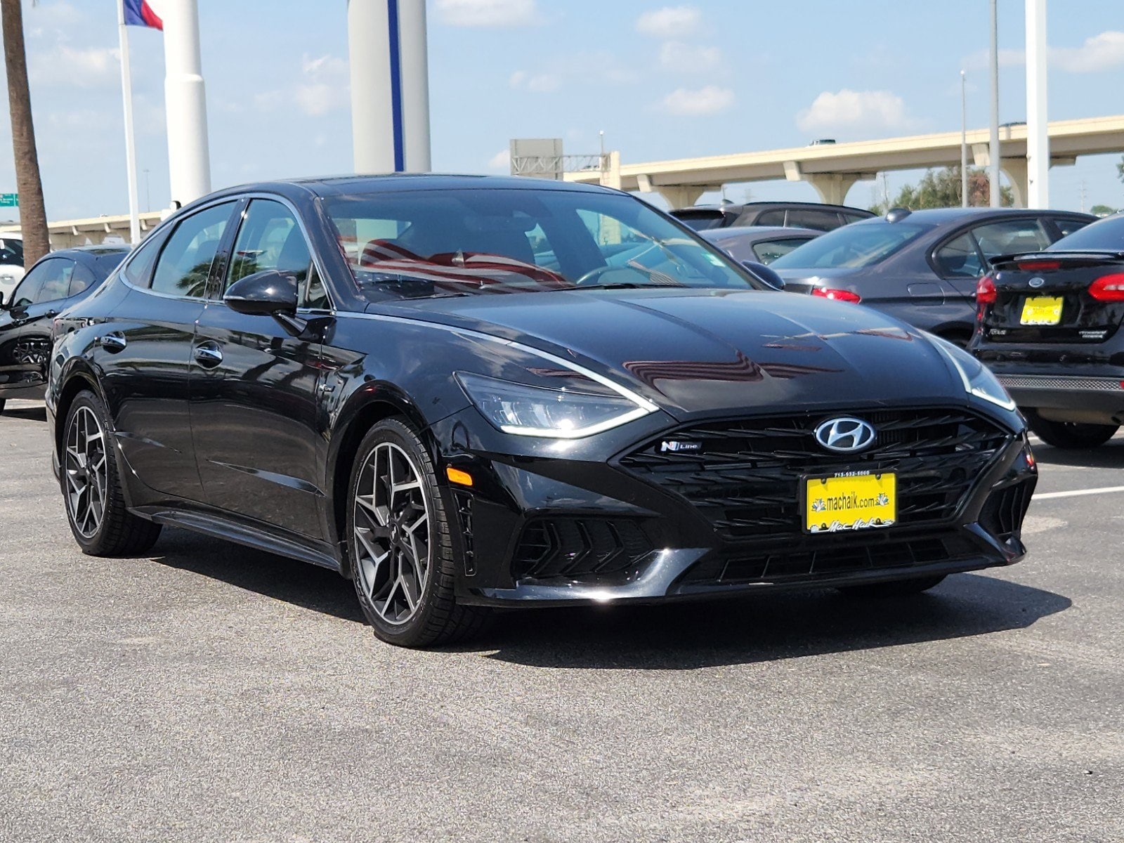 Used 2023 Hyundai Sonata N Line with VIN KMHL14JC1PA275001 for sale in Houston, TX