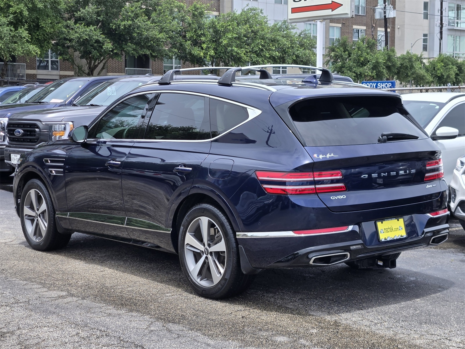 Used 2022 GENESIS GV80 Advanced+ with VIN KMUHCESC3NU080132 for sale in Houston, TX