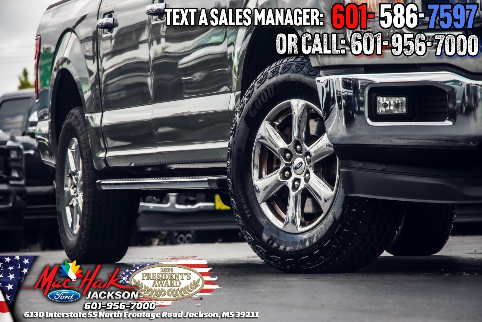 Used 2019 Ford F-150 XLT with VIN 1FTEW1EP2KKC46040 for sale in Jackson, MS