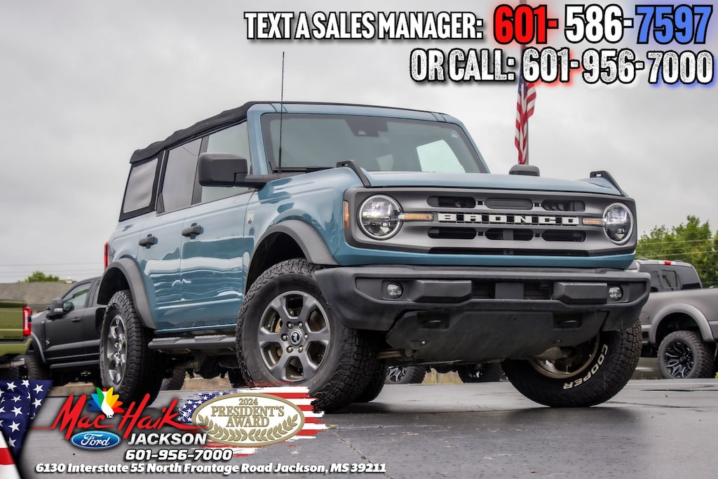 Certified 2022 Ford Bronco Big Bend SUV