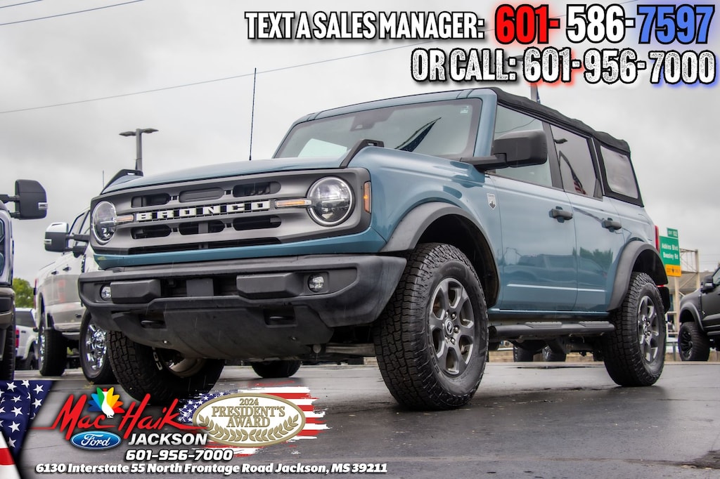 Certified 2022 Ford Bronco Big Bend SUV