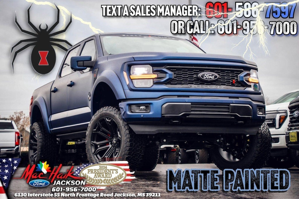 New 2025 Ford F-150 Black Widow Edition TRUCK