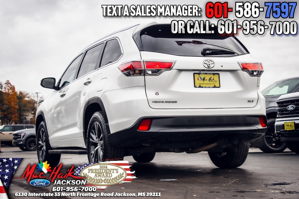 Used 2016 Toyota Highlander XLE V6 SUV