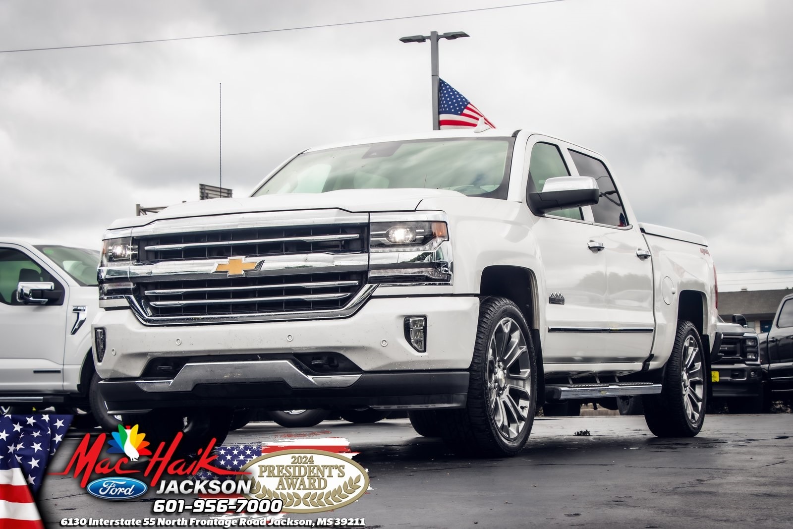 Certified 2018 Chevrolet Silverado 1500 High Country with VIN 3GCUKTEJ2JG517649 for sale in Jackson, MS