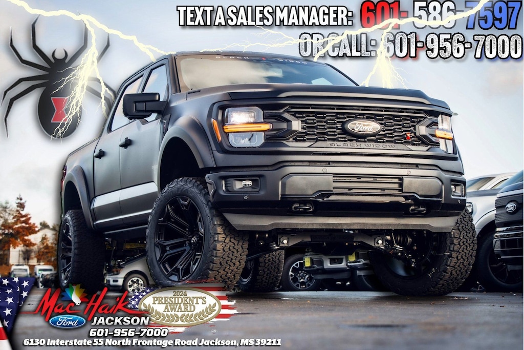 New 2025 Ford F-150 725HP Supercharged Black Widow Military Edition TRUCK