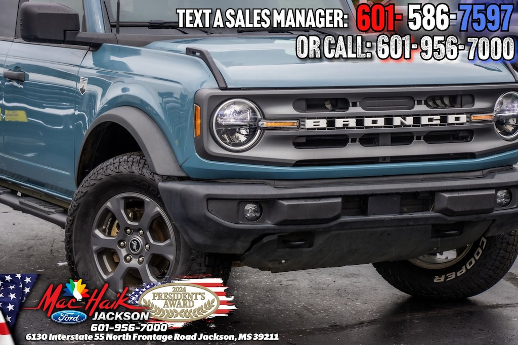 Certified 2022 Ford Bronco Big Bend SUV
