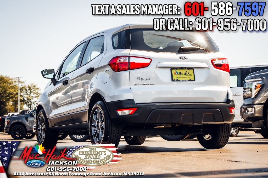 Certified 2021 Ford EcoSport S SUV