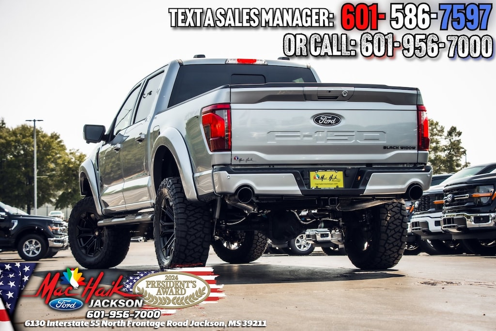 New 2025 Ford F-150 BLACK WIDOW EDITION TRUCK