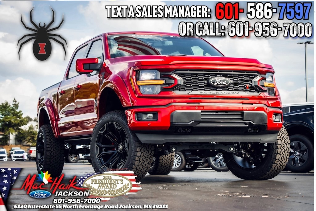 New 2025 Ford F-150 Black Widow Edition TRUCK