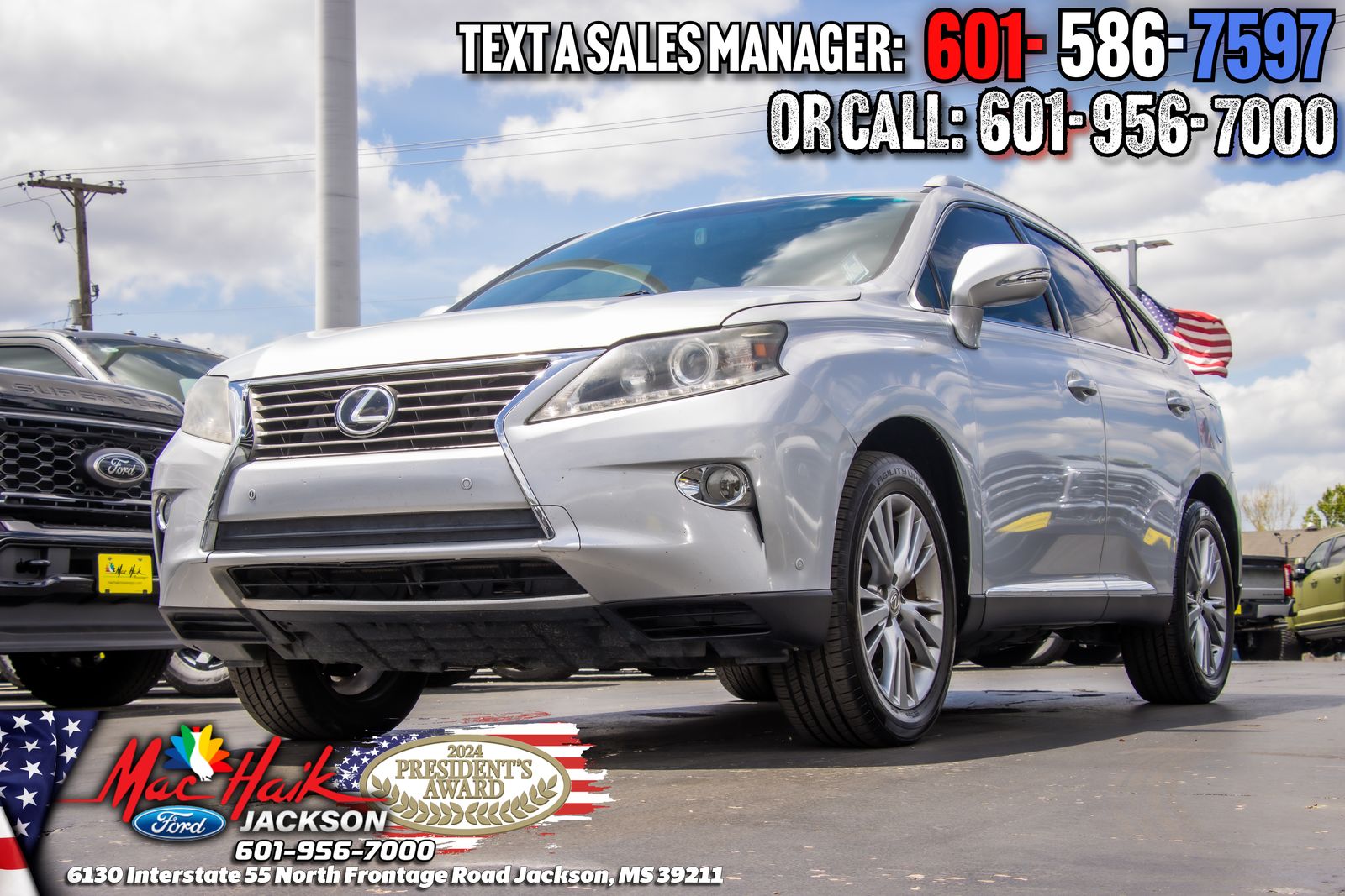 Used 2013 Lexus RX 350 with VIN 2T2ZK1BA2DC126185 for sale in Jackson, MS