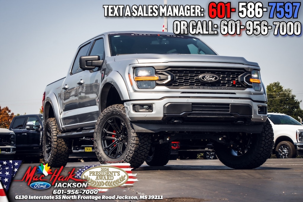 New 2025 Ford F-150 BLACK WIDOW EDITION TRUCK