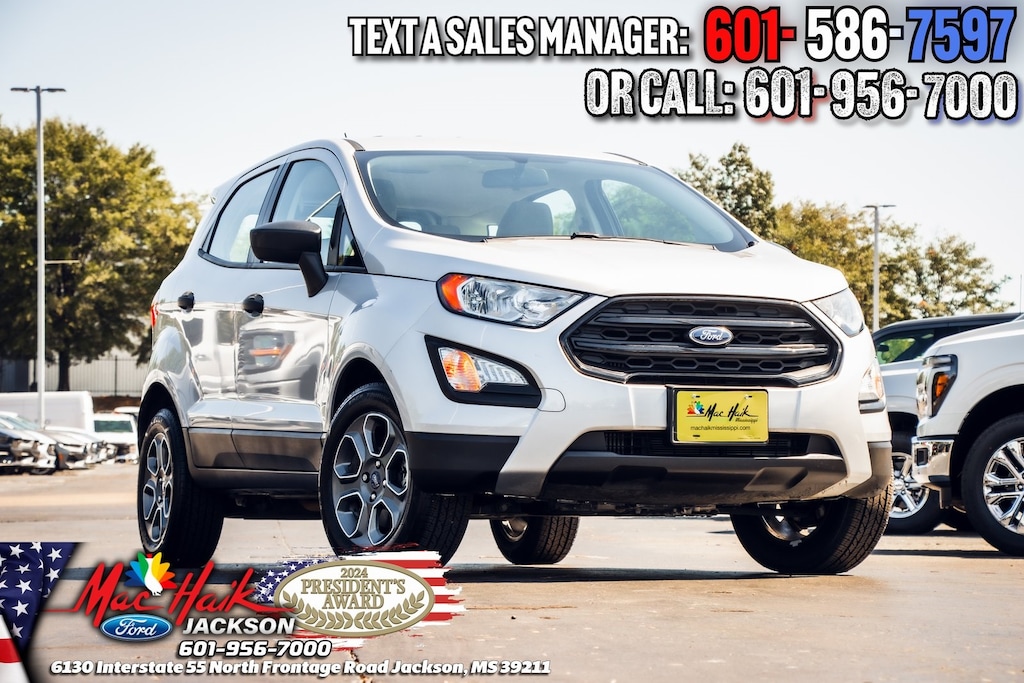 Certified 2021 Ford EcoSport S SUV