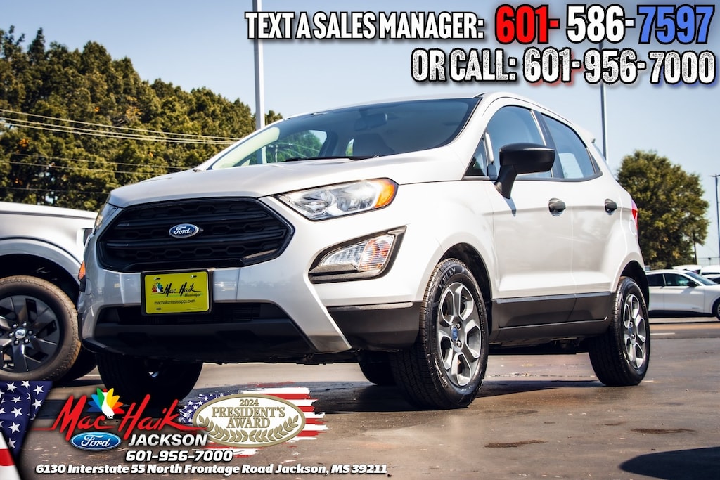 Certified 2021 Ford EcoSport S SUV