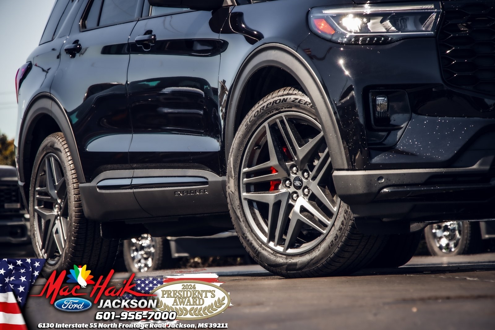 Certified 2025 Ford Explorer ST with VIN 1FMWK8GC2SGB06569 for sale in Jackson, MS