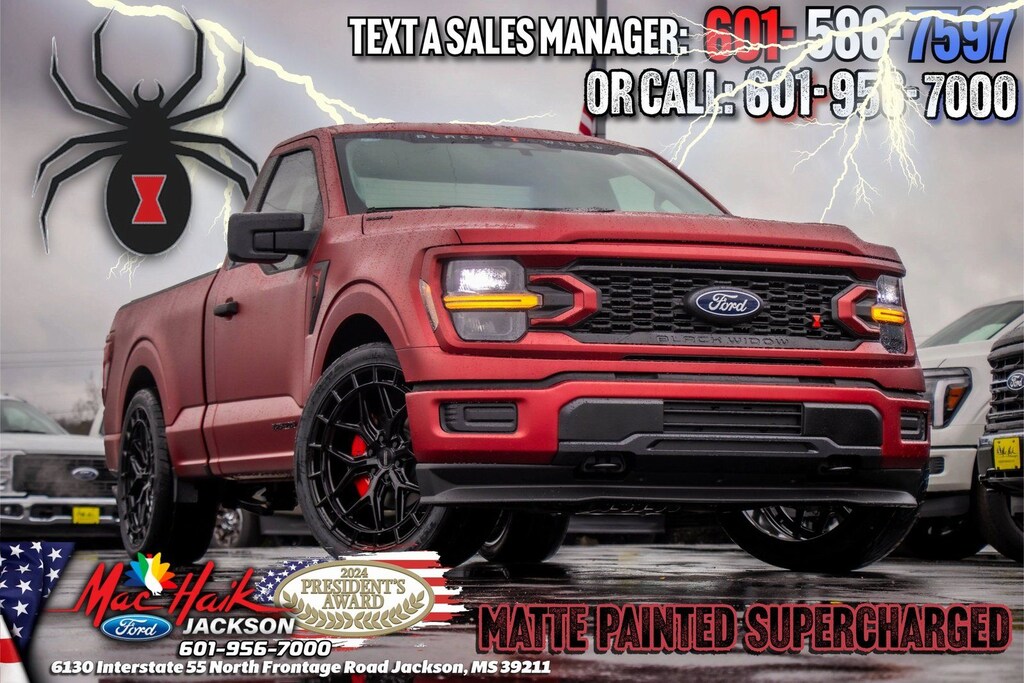 New 2025 Ford F-150 710 HP Lowered Black Widow TRUCK