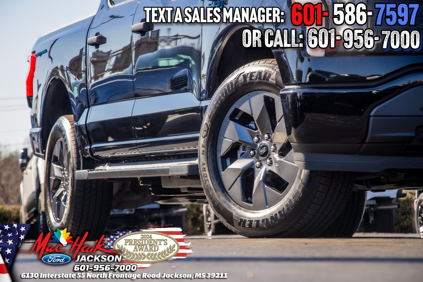 Certified 2024 Ford F-150 Lightning XLT with VIN 1FTVW3LK4RWG09718 for sale in Jackson, MS