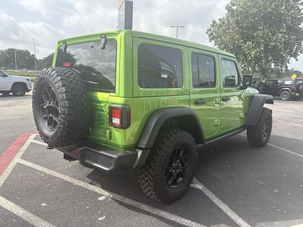 New 2025 Jeep Wrangler 4-DOOR WILLYS Sport Utility
