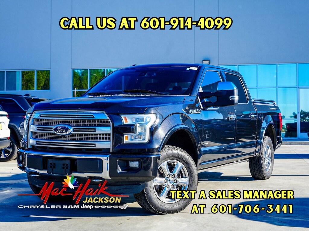 Used 2015 Ford F-150 Platinum SuperCrew