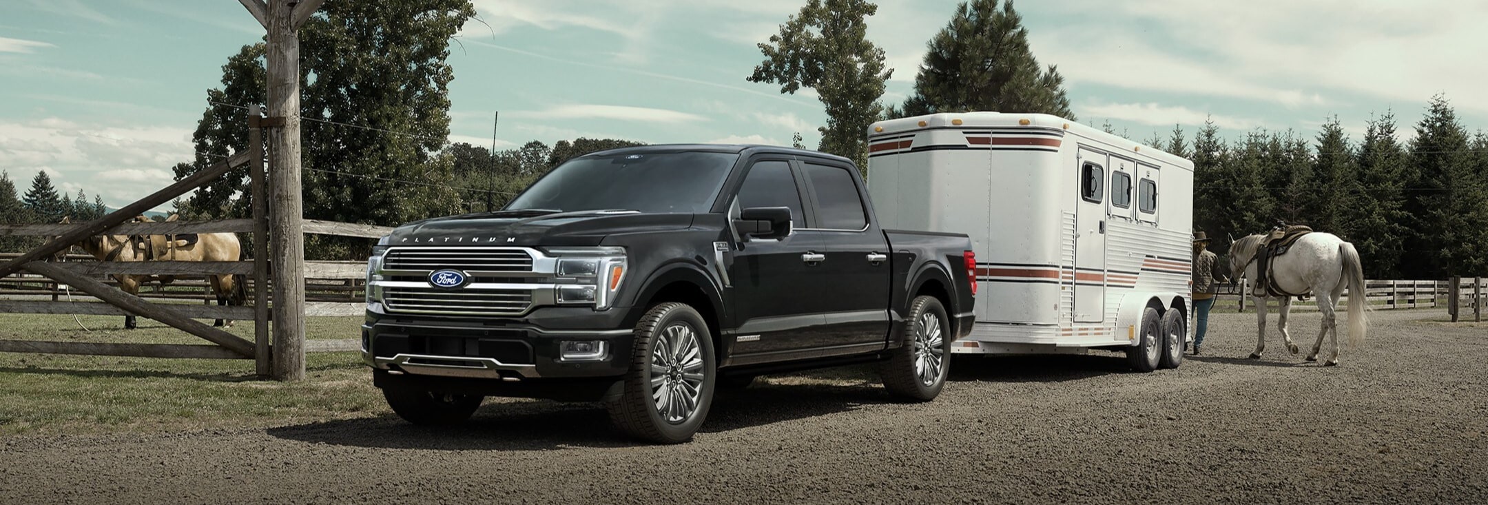 f-150 near the lake