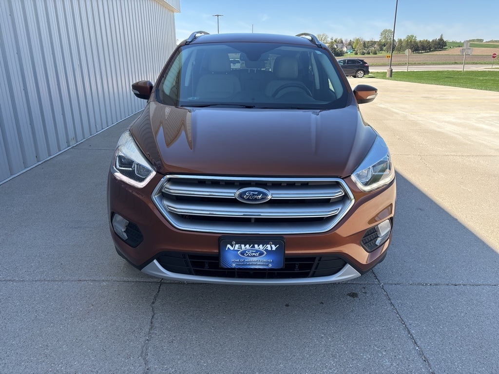 Used 2017 Ford Escape Titanium with VIN 1FMCU9JD7HUA60655 for sale in Coon Rapids, IA