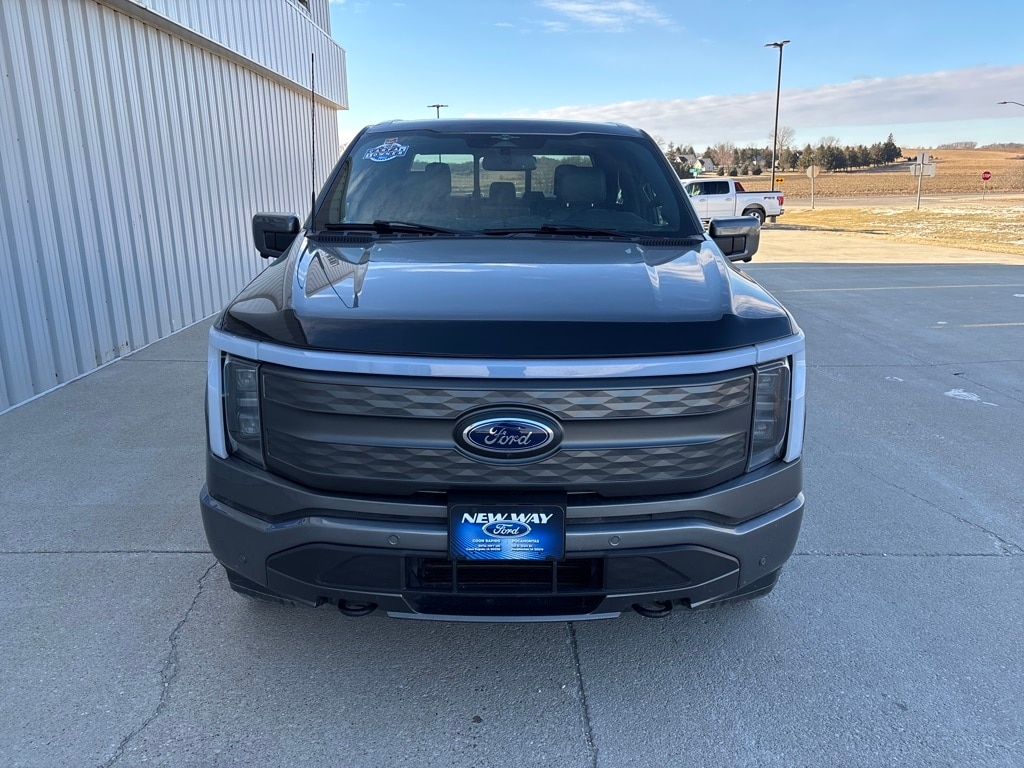 Used 2023 Ford F-150 Lightning Lariat with VIN 1FTVW1EV7PWG02030 for sale in Coon Rapids, IA