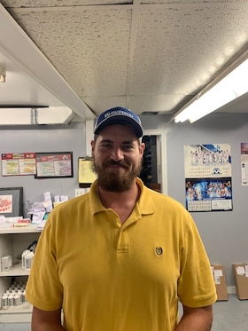 Staff member Aaron Buckner, Parts Manager from dcd53a560578