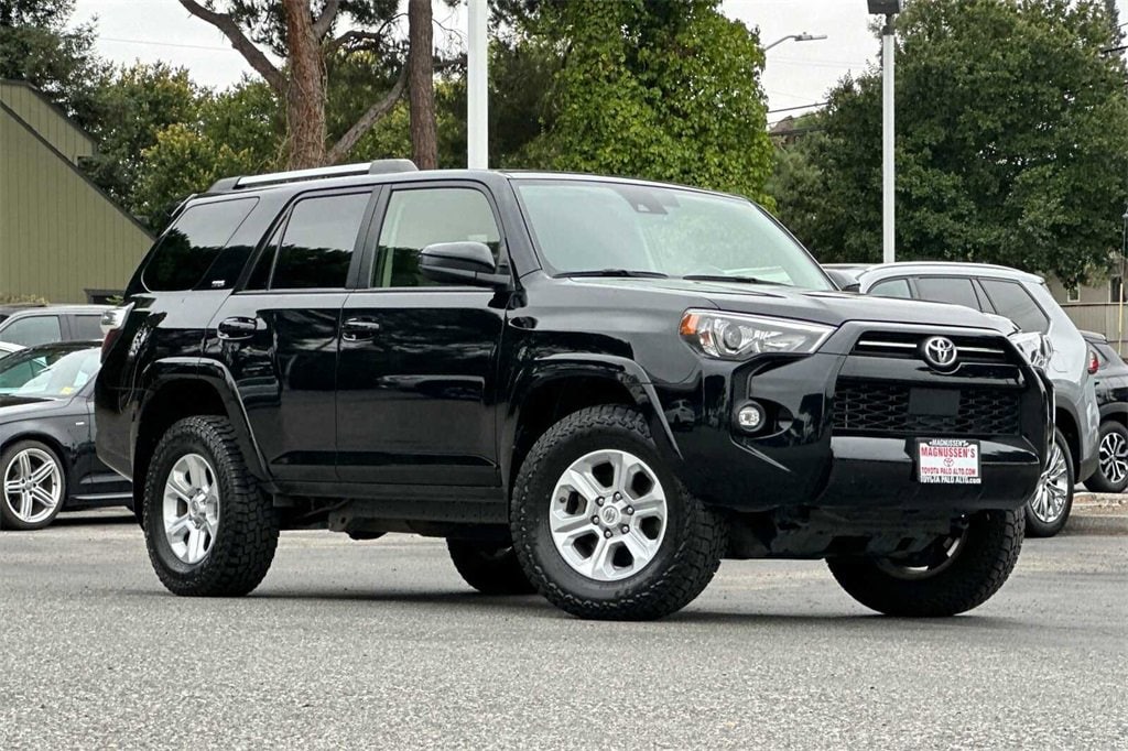 Used 2021 Toyota 4Runner SR5 with VIN JTEMU5JR7M5953339 for sale in Palo Alto, CA