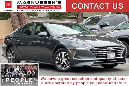 2023 Hyundai Sonata Hybrid Blue Sedan
