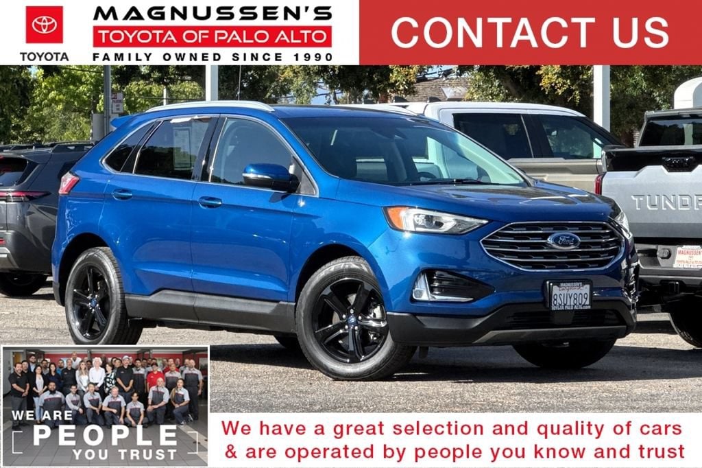 Blue 2020 Ford Edge SUV / Crossover Front-Wheel Drive Automatic