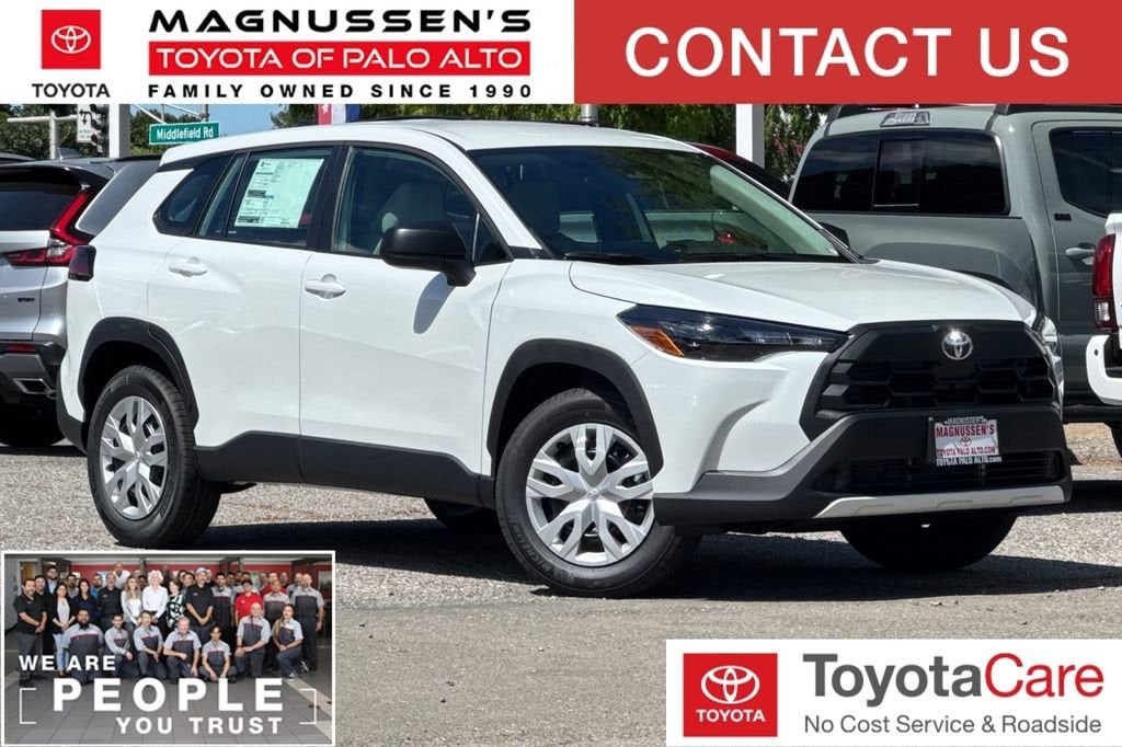 White (Wind Chill Pearl) 2026 Toyota Corolla Cross L FWD SUV / Crossover Front-Wheel Drive Continuously Variable Transmission