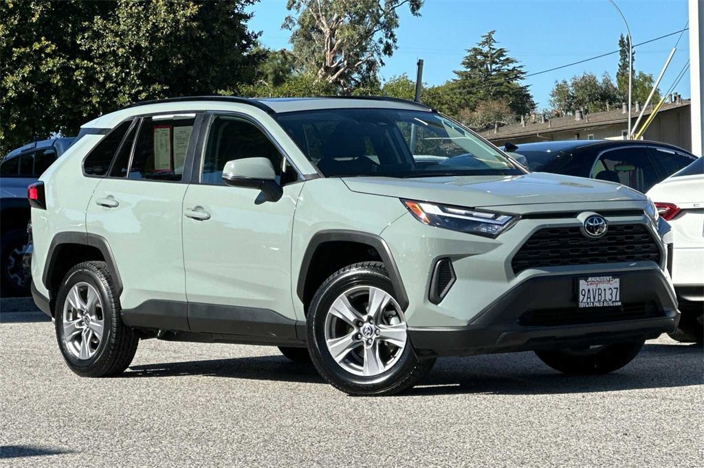 Certified 2022 Toyota RAV4 XLE with VIN 2T3P1RFV6NW262224 for sale in Palo Alto, CA