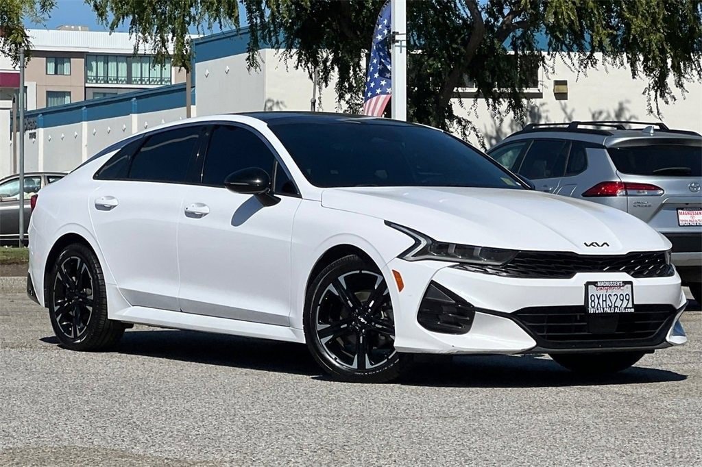 Used 2022 Kia K5 GT-Line with VIN 5XXG64J24NG091803 for sale in Palo Alto, CA