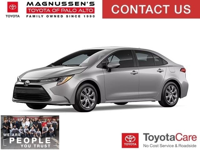 Classic Silver Metallic 2026 Toyota Corolla LE FWD Sedan Front-Wheel Drive Continuously Variable Transmission