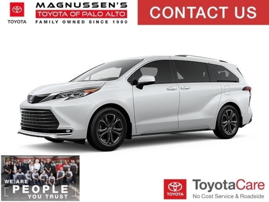 New 2025 Toyota Sienna Platinum Van Passenger Van