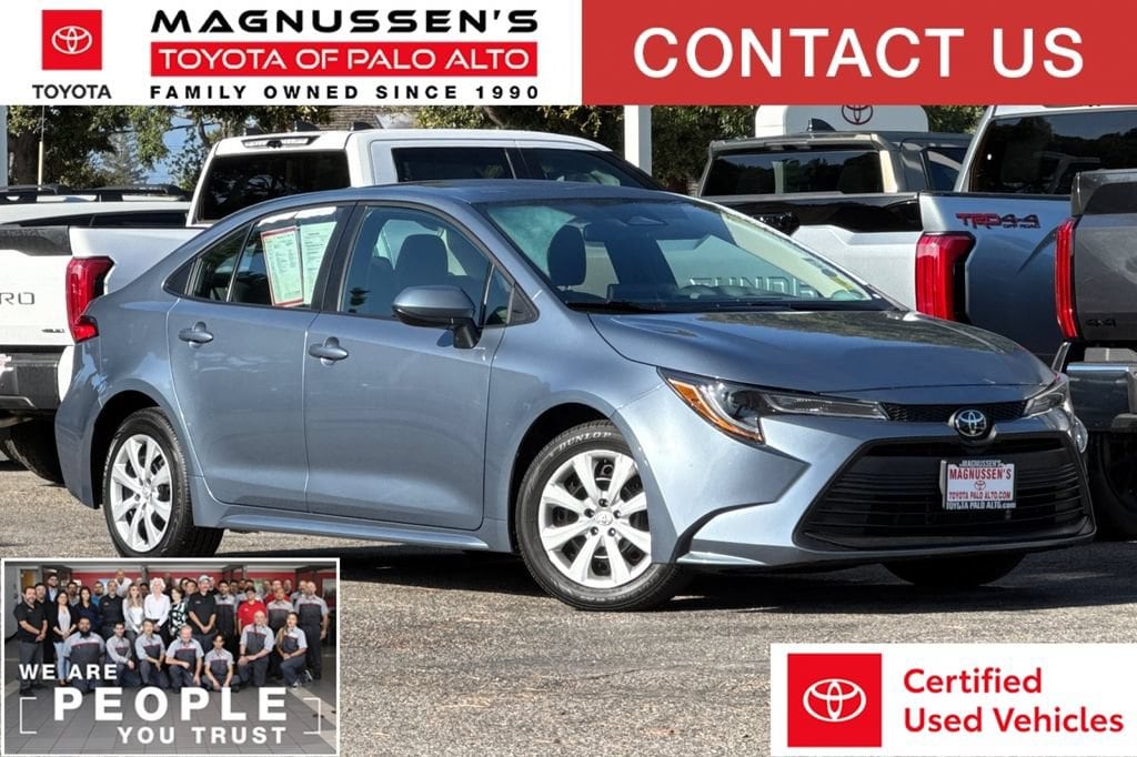 Gray 2025 Toyota Corolla Sedan Front-Wheel Drive Continuously Variable Transmission