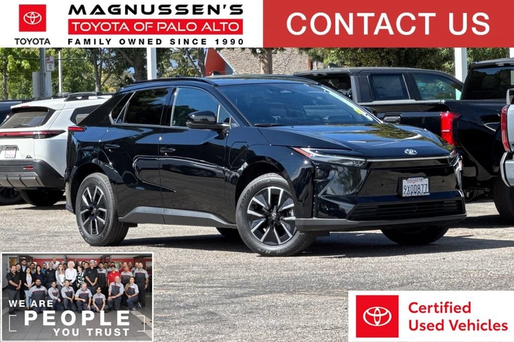 Certified 2026 Toyota bZ XLE with VIN JTMBFAEB9TJ014405 for sale in Palo Alto, CA