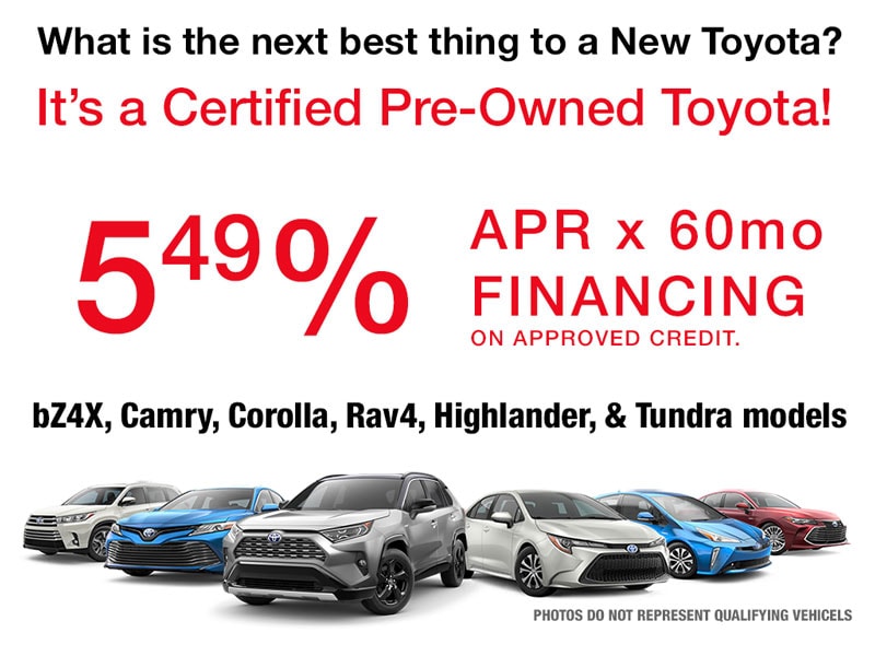 Low APR Financing For Toyota Certified Gold Vehicles | Magnussen's ...