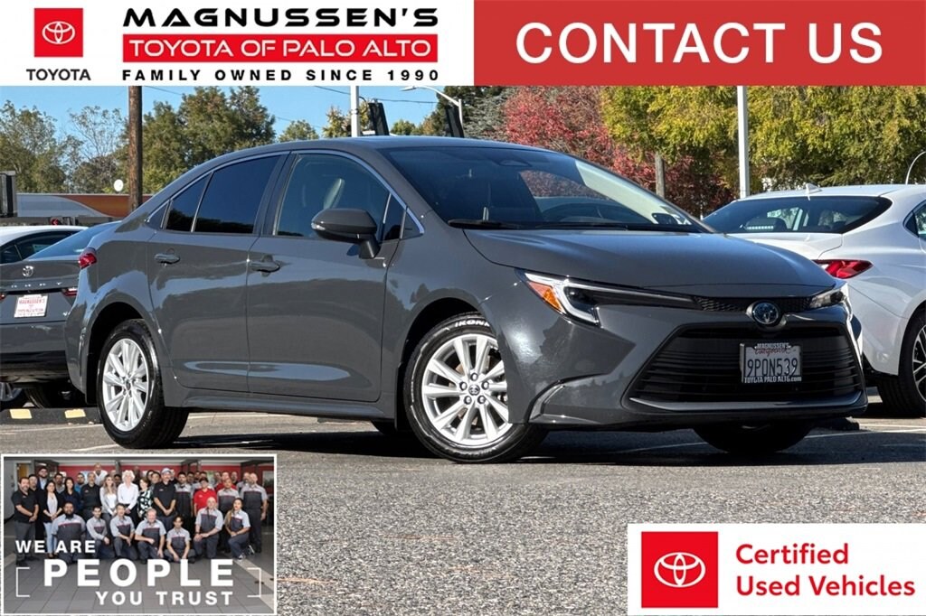 Certified 2025 Toyota Corolla Hybrid XLE Sedan