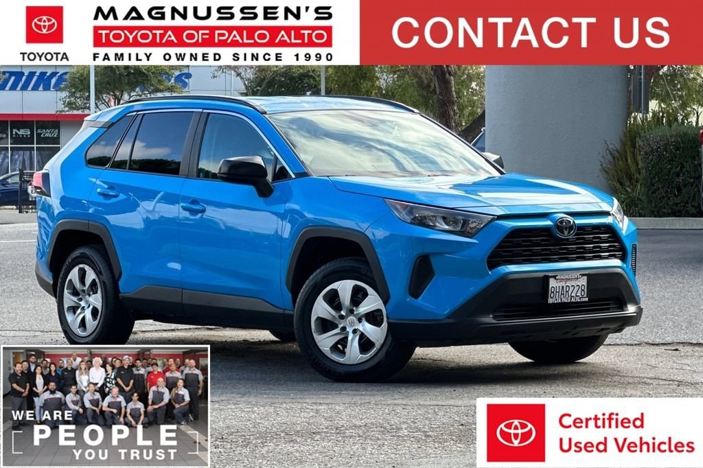 Blue 2019 Toyota RAV4 SUV / Crossover Front-Wheel Drive Automatic