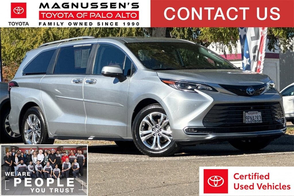 Certified 2024 Toyota Sienna Platinum Passenger Van
