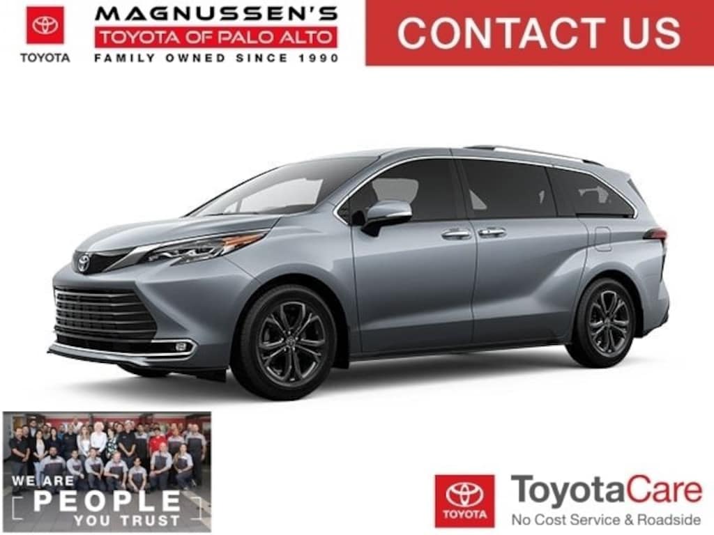 New 2025 Toyota Sienna Platinum Van Passenger Van
