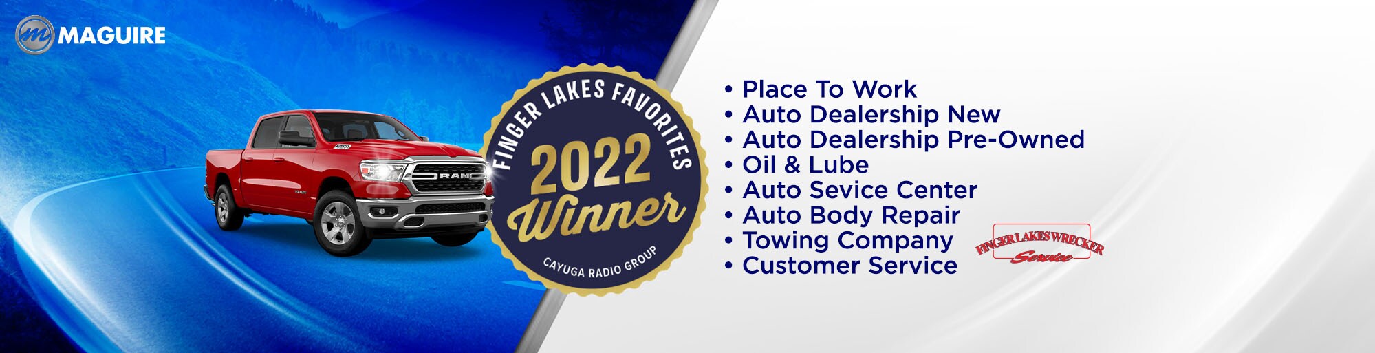 Chrysler Dodge Jeep Ram Dealer Watkins Glen NY Maguire CDJR