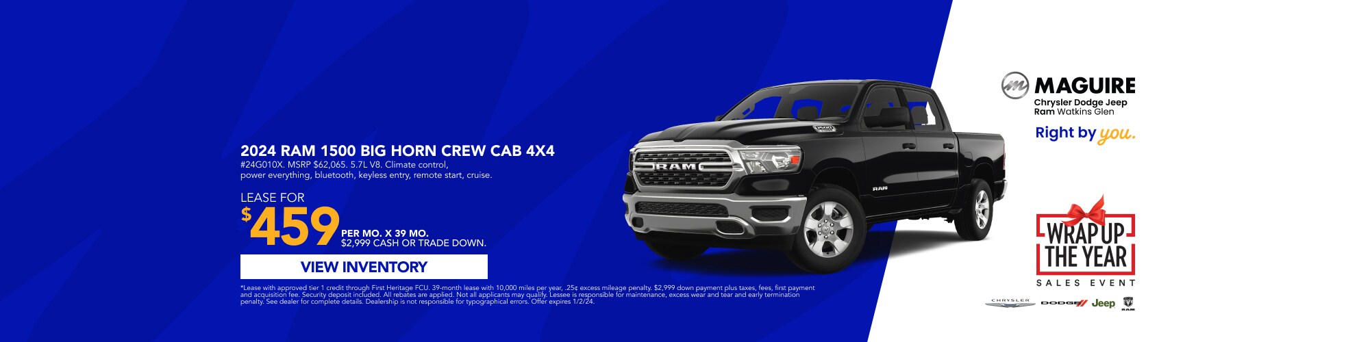 Chrysler Dodge Jeep Ram Dealer Watkins Glen NY Maguire CDJR