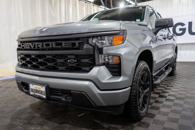 Used 2025 Chevrolet Silverado 1500 Custom with VIN 1GCRKBEK5SZ101833 for sale in Ithaca, NY