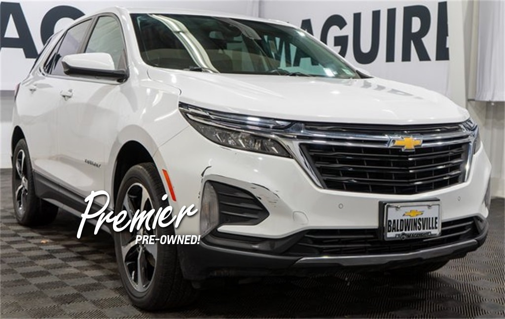 Used 2022 Chevrolet Equinox LT with VIN 3GNAXUEV3NL127323 for sale in Ithaca, NY