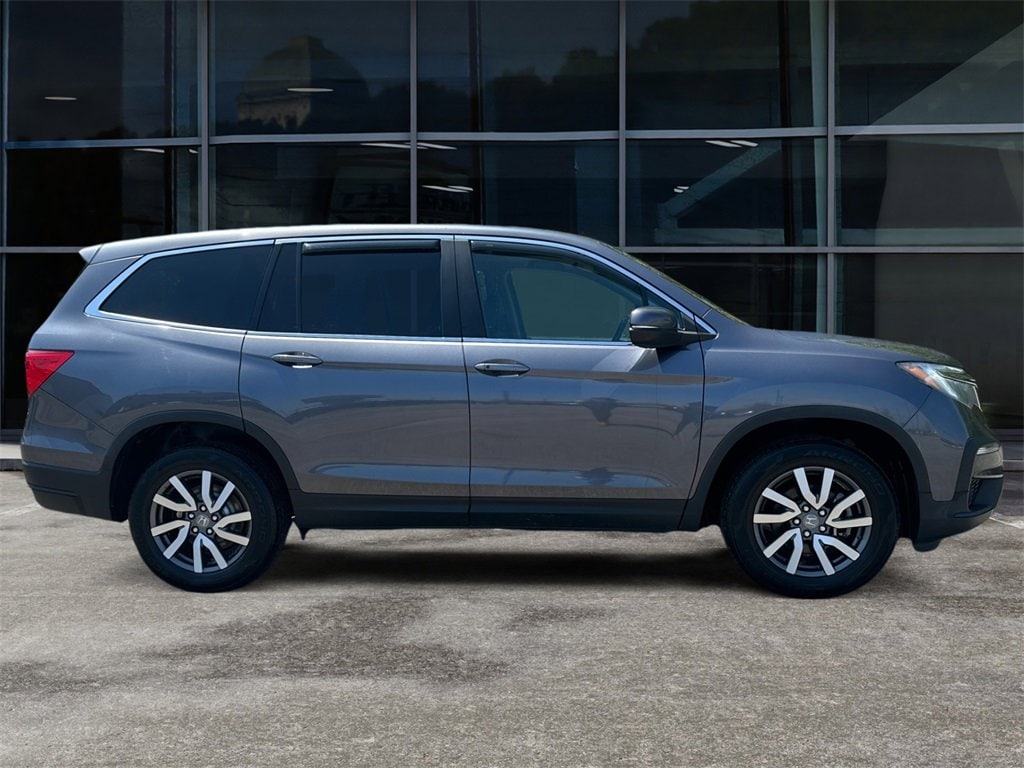 Used 2021 Honda Pilot EX-L with VIN 5FNYF6H51MB077343 for sale in Grand Island, NY